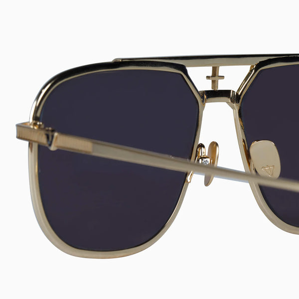 Capita- Brushed Gold Titanium / Black Lens