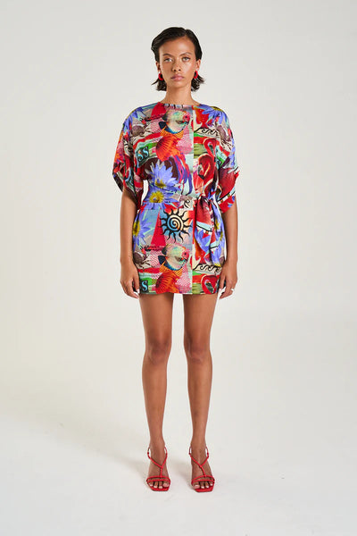 TIE FRONT DRESS - DAZED