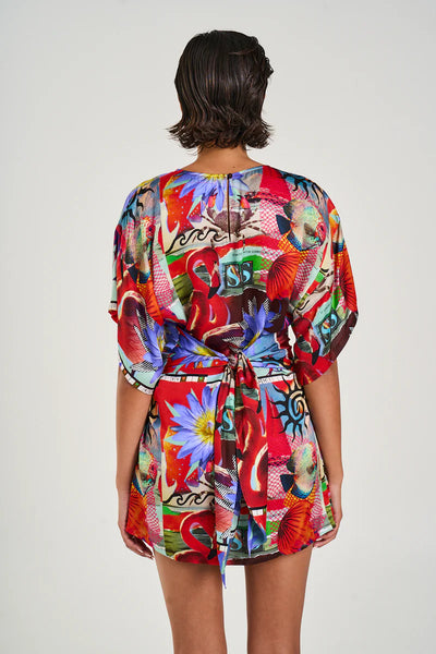 TIE FRONT DRESS - DAZED