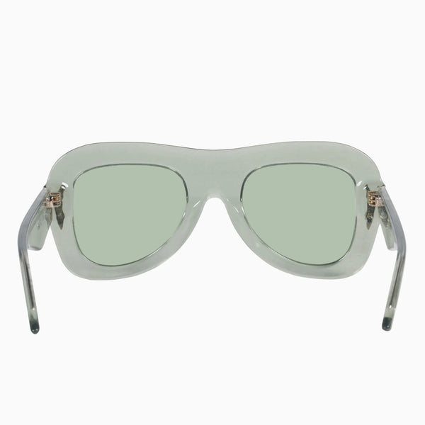 Bowery- Transparent Sage w. Gold Metal / Light Green Lens