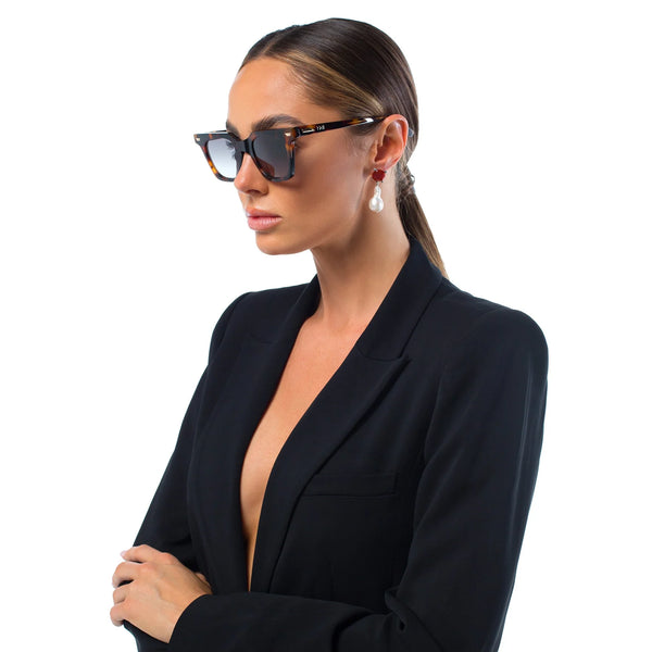 Dylan Kain- Vintage Tort w. 24k. Gold Metal Trim / Black Gradient Lens