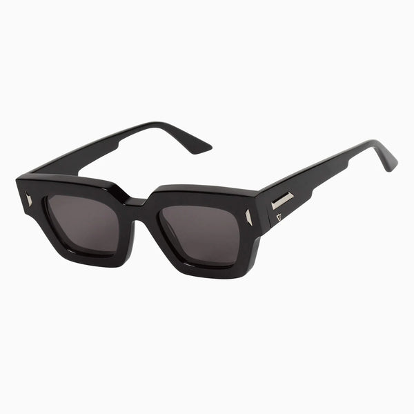 Ghost- Gloss Black w. Silver Metal Trim / Black Lens