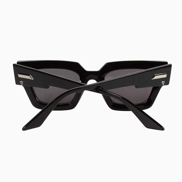 Ghost- Gloss Black w. Silver Metal Trim / Black Lens
