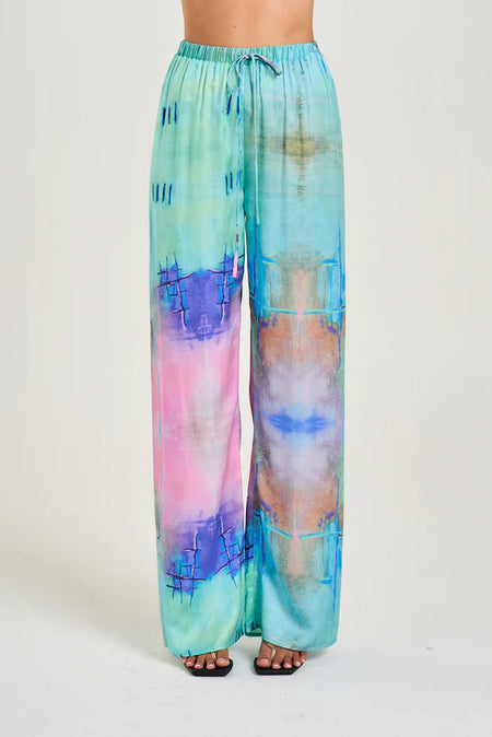 ELASTIC PANTS W/ STRIPE - NAUTILUS STRIPE