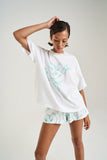 LINEN SHORT - I HEART U