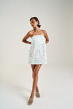 STRAPLESS MINI DRESS - I HEART U