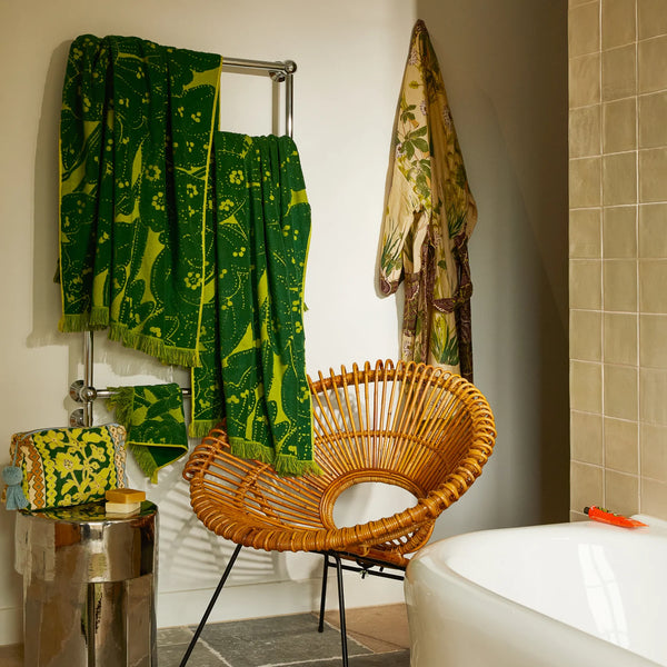 Lucia Bath Sheet - Kelp