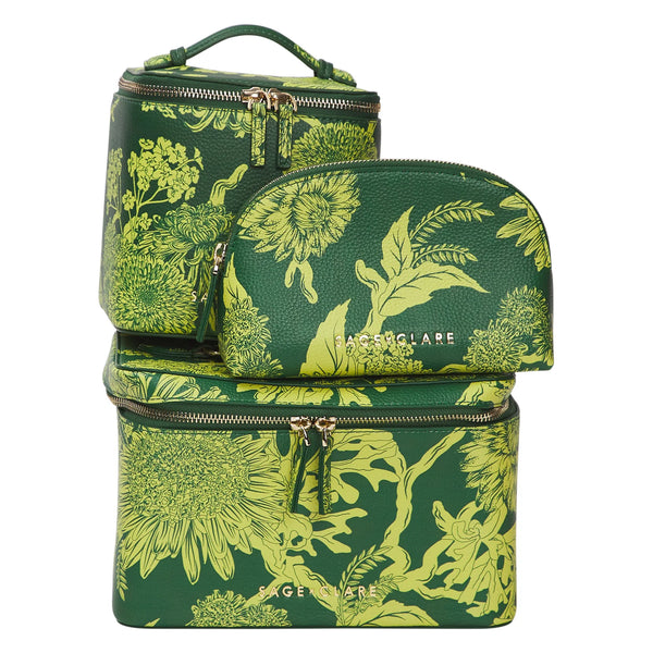 Delphine Cosmetic Pouch - Anise
