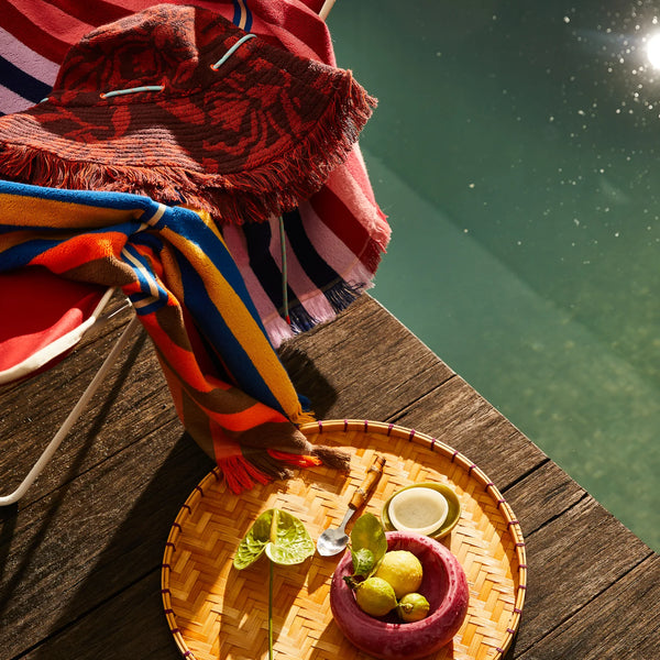 Chiara Bath Sheet - Azure