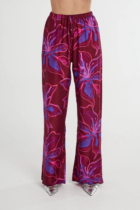 ELASTIC PANTS W/ STRIPE - NAUTILUS STRIPE