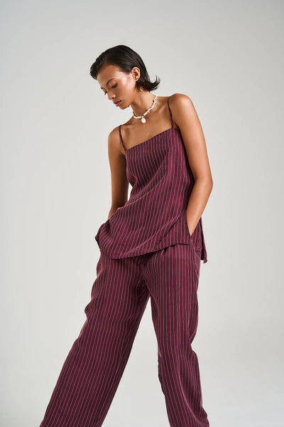 TUNIC TOP - KINA PINSTRIPE