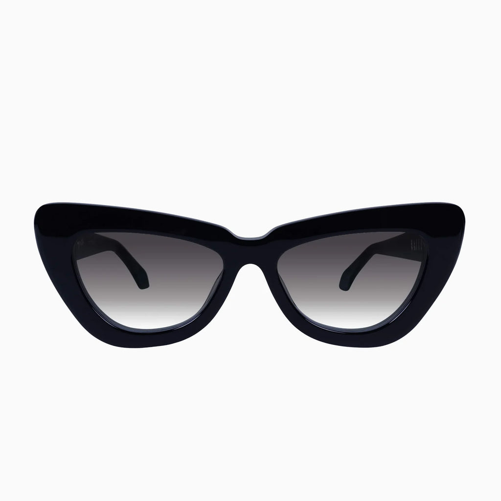 Lafayette- Gloss Black w. Gold Metal / Black Gradient Lens