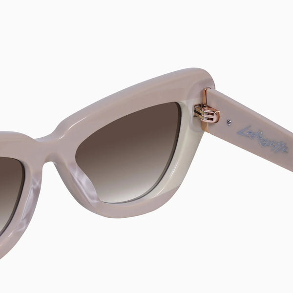 Lafayette- Light Tan Beige Splice w. Rose Gold Metal