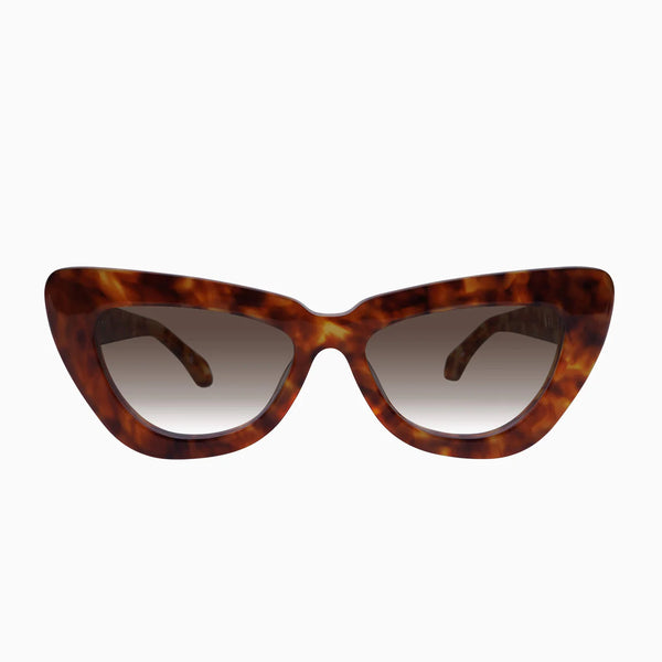 Lafayette- Maple Tort w. Gold Metal / Brown Gradient Lens