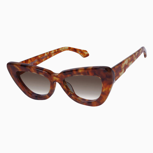 Lafayette- Maple Tort w. Gold Metal / Brown Gradient Lens