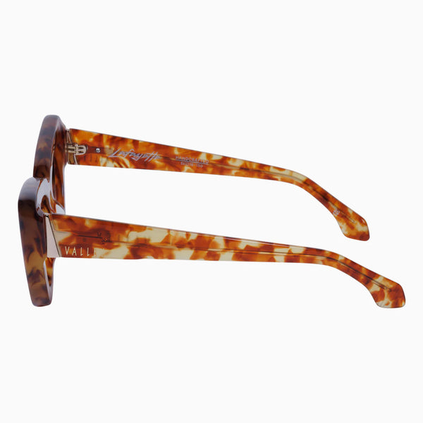 Lafayette- Maple Tort w. Gold Metal / Brown Gradient Lens