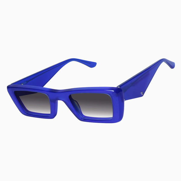 La Hara Electric Blue w. Silver Metal / Black Gradient Lens