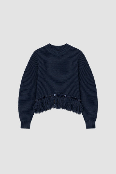 Marisol Knit Sweater- Midnight