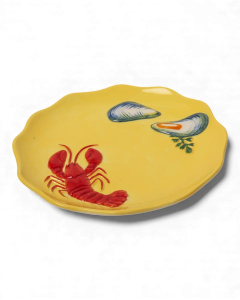 SEAVIEW STONEWARE LOBSTER PLATE