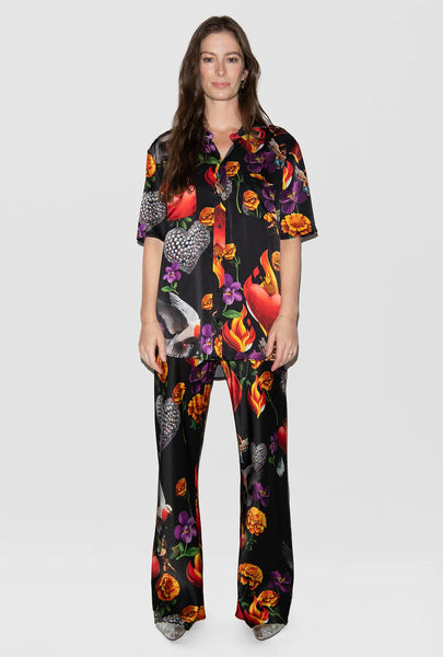 BIAS CUT PANTS DEARLY BELOVED BLACK