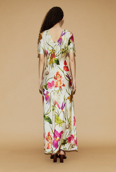 Short Sleeve Bias Dress Wonderland