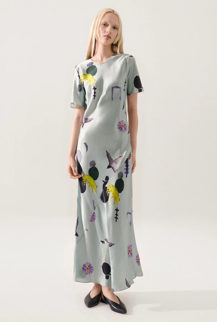 SHORT SLEEVE BIAS DRESS PROTECTION