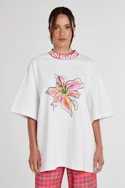 BAND TEE - WASABI NEON