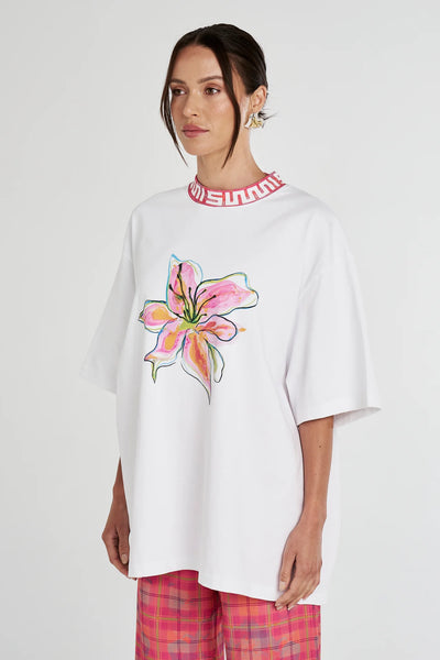 BAND TEE - WASABI NEON