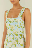 ROSA DRESS Blue Hydrangas