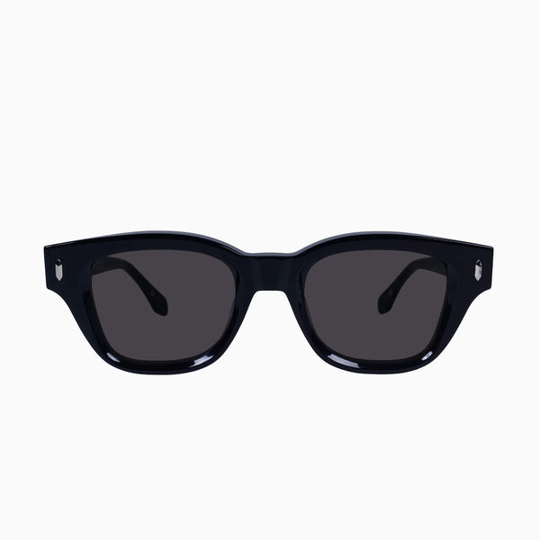 Ritual- Gloss Black w. Silver Metal / Black Lens