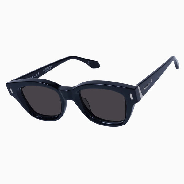 Ritual- Gloss Black w. Silver Metal / Black Lens