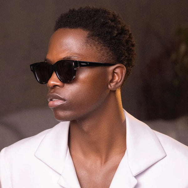 Ritual- Gloss Black w. Silver Metal / Black Lens