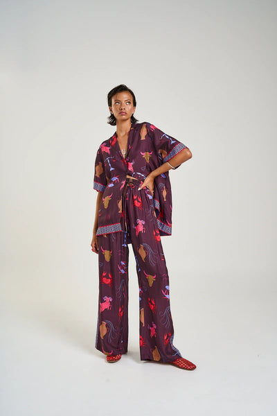 BUTTON UP SS SHIRT - ZODIAC