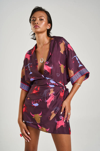 BUTTON UP SS SHIRT - ZODIAC