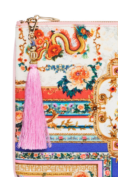 Small Canvas Clutch- Party In The Palace