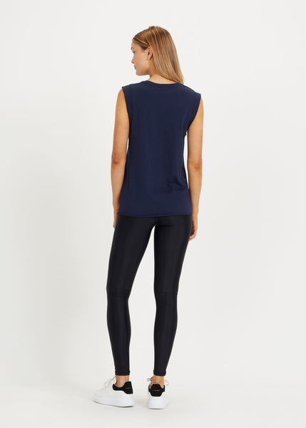 Muscle Tank- Navy