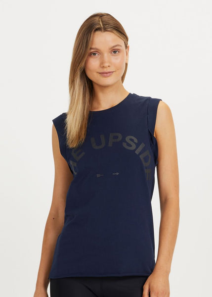 Muscle Tank- Navy