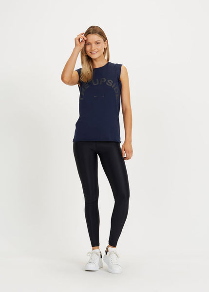 Muscle Tank- Navy