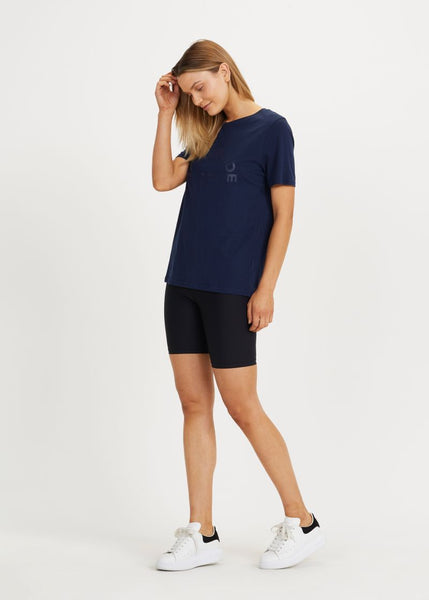 The Upside Tee- Navy