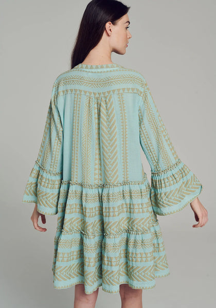 Ella Short- Beige/Light Blue