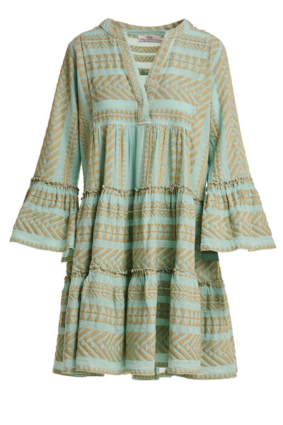 Ella Short- Beige/Light Blue