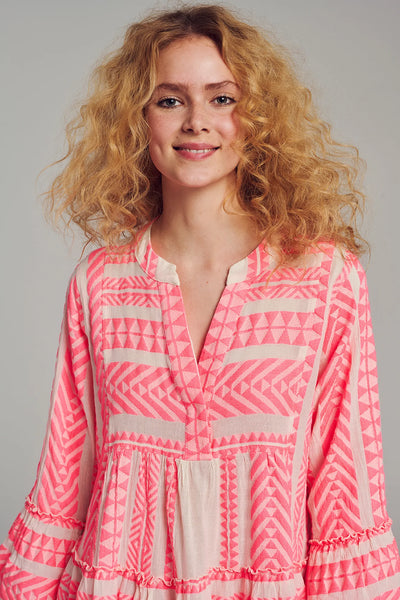 Ella Short- N.Pink/ Off White