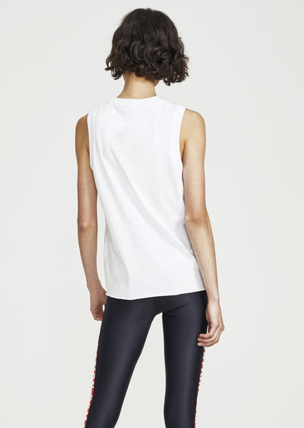 Base Runner Tank- White