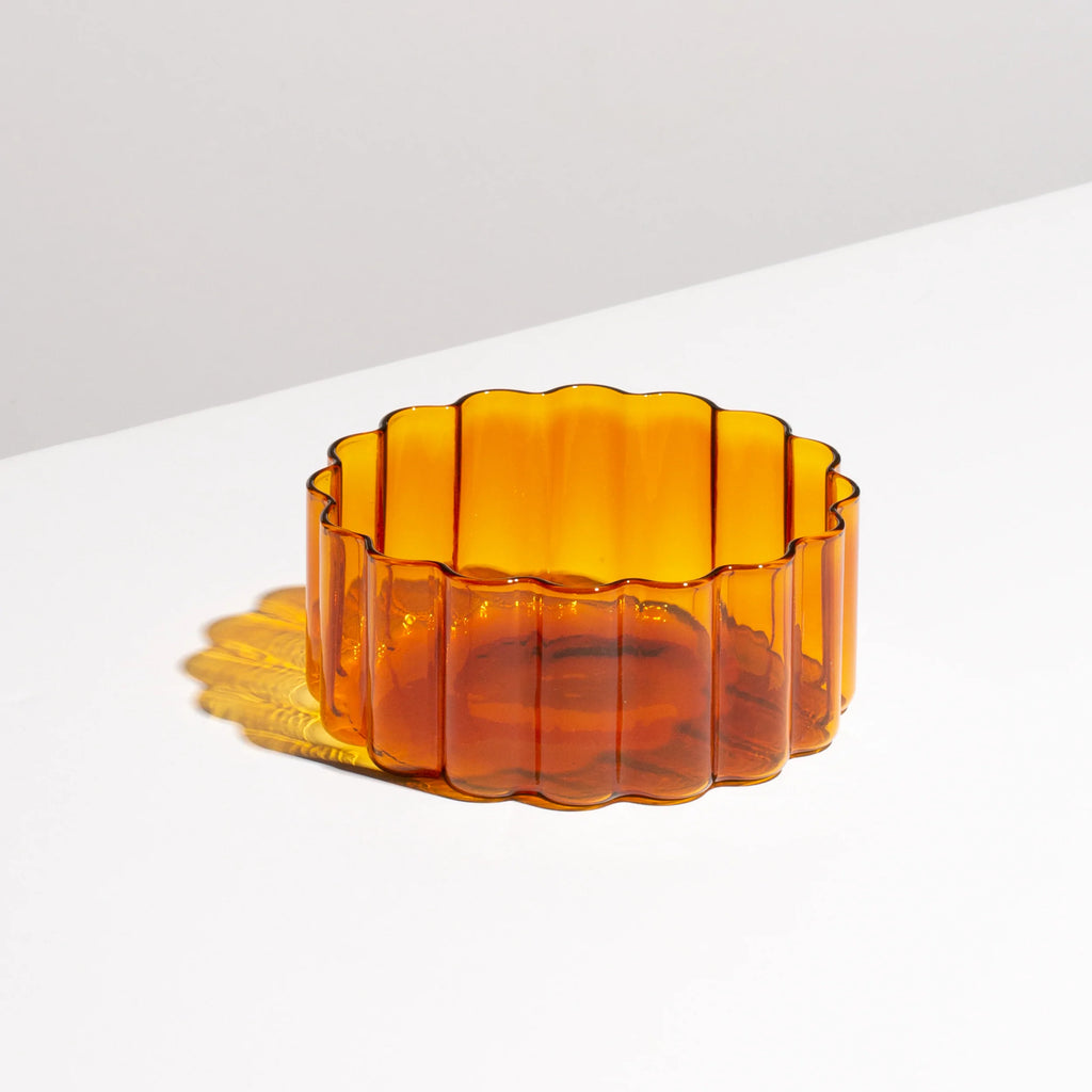 Wave Bowl - Amber