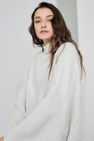 Split Sleeve Knit- Oat