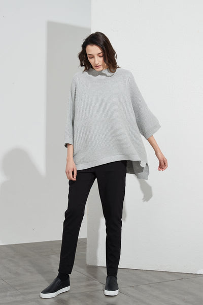 Cotton Rib Knit- Grey