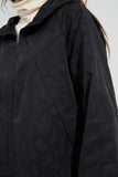 Back Detail Jacket- Black Animal