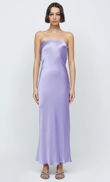 Moon Dance Strapless Dress- Lilac