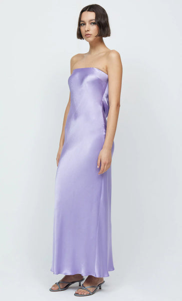 Moon Dance Strapless Dress- Lilac