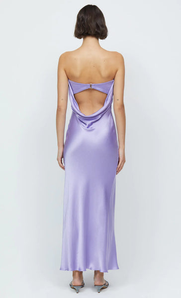 Moon Dance Strapless Dress- Lilac
